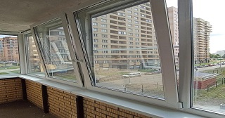Остекление балкона Сланцы цена от 9700 руб. м/п. за 50 часов